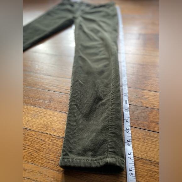 AMERICAN EAGLE Super Stretch Green Corduroy Hi-Rise Jeggings sz 4 (NWOT) - Picture 15 of 16